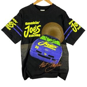 Vintage 1994 Smokin Joes Racing Ford 23 Camel Powered T Shirt Mens Size M